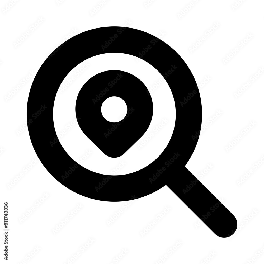 search location flat vector illustration search location flat vector illustration