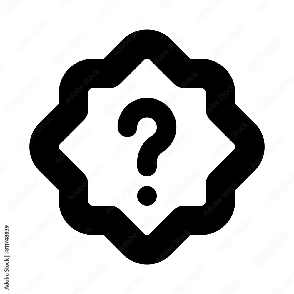 seal question flat vector illustration seal question flat vector illustration