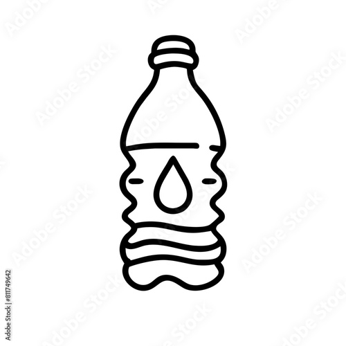 Wasser PET Flasche Symbol 