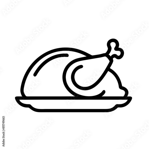 Truthahn, Hähnchen Symbol