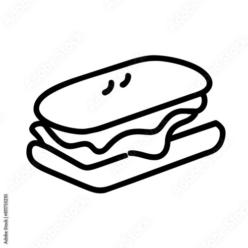 Sandwich Belegtes Brot Symbol