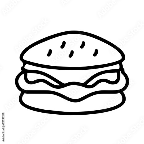 Sandwich Belegtes Brot Symbol