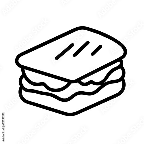 Sandwich Belegtes Brot Symbol