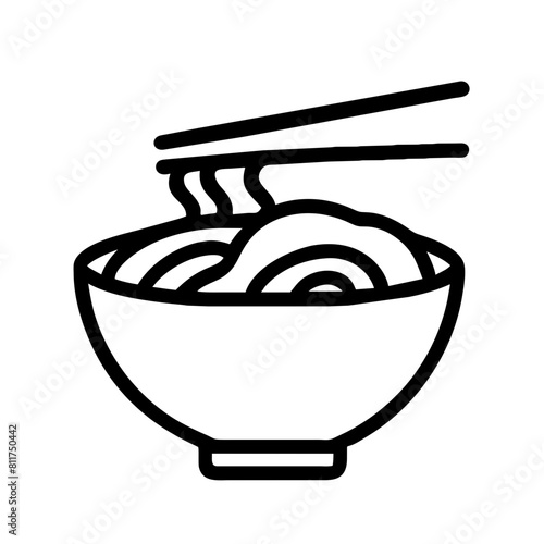 Ramen Nudeln, asiatische Nudeln symbol
