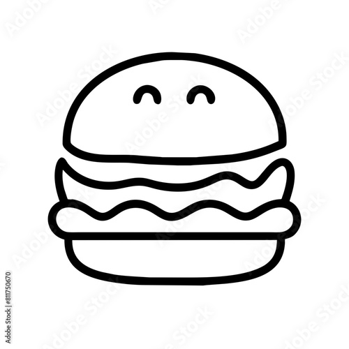 Hamburger Cheeseburger Symbol 