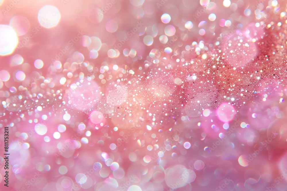 A pink background with a lot of glitter A pink background with a lot of glitter