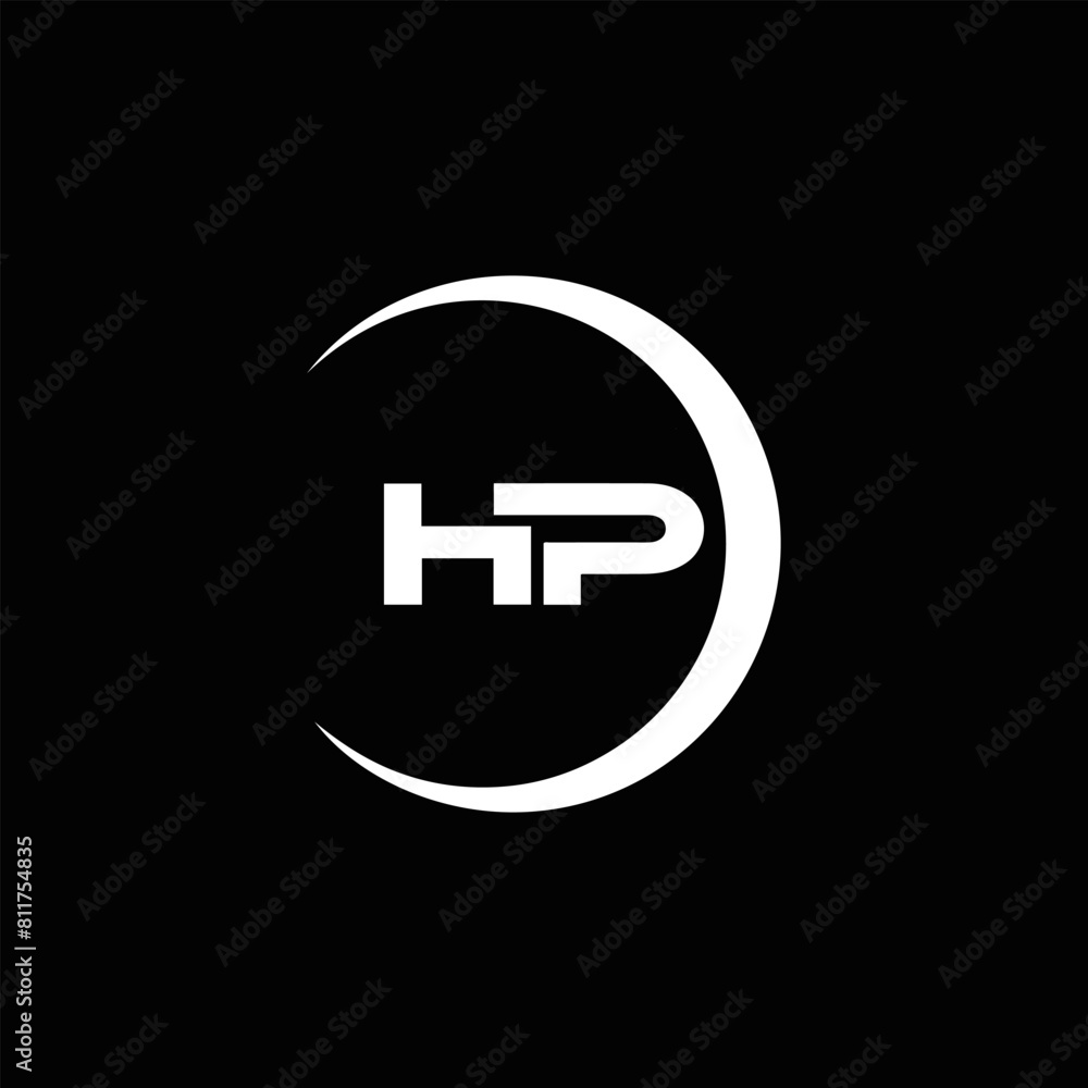 HP logo. H P design. White HP letter. HP, H P letter logo design. Initial letter HP linked circle uppercase monogram logo. H P letter logo vector design. HP logo. H P design. White HP letter. HP, H P letter logo design. Initial letter HP linked circle uppercase monogram logo. H P letter logo vector design.