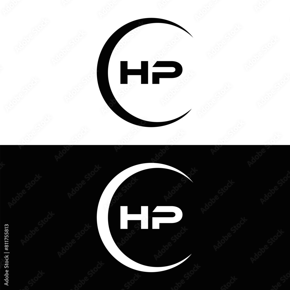 HP logo. H P design. White HP letter. HP, H P letter logo design. Initial letter HP linked circle uppercase monogram logo. H P letter logo vector design. HP logo. H P design. White HP letter. HP, H P letter logo design. Initial letter HP linked circle uppercase monogram logo. H P letter logo vector design.