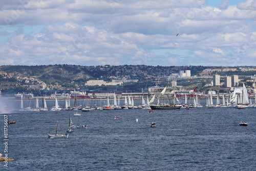 Belem arrivée à Marseille pour Paris 2024