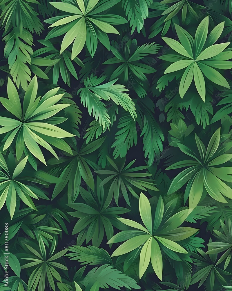 Lush and Verdant Foliage Backdrop with Abundant Green Leaves and Nature Inspired Patterns Lush and Verdant Foliage Backdrop with Abundant Green Leaves and Nature Inspired Patterns