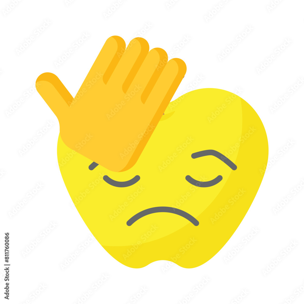 Get this amazing icon of facepalm emoji, sad expressions emoji Get this amazing icon of facepalm emoji, sad expressions emoji