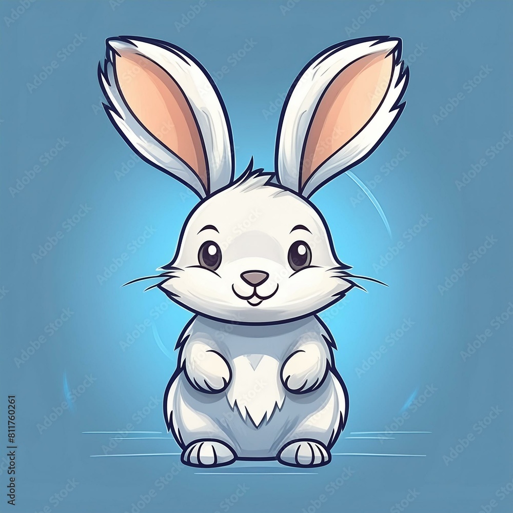 Obraz premium rabbit cartoon avatar