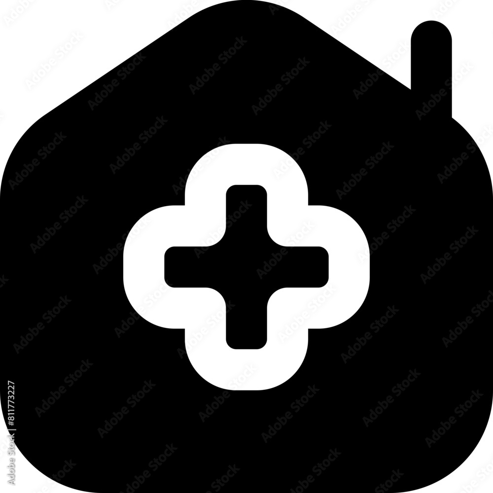 house chimney medical line icon house chimney medical line icon