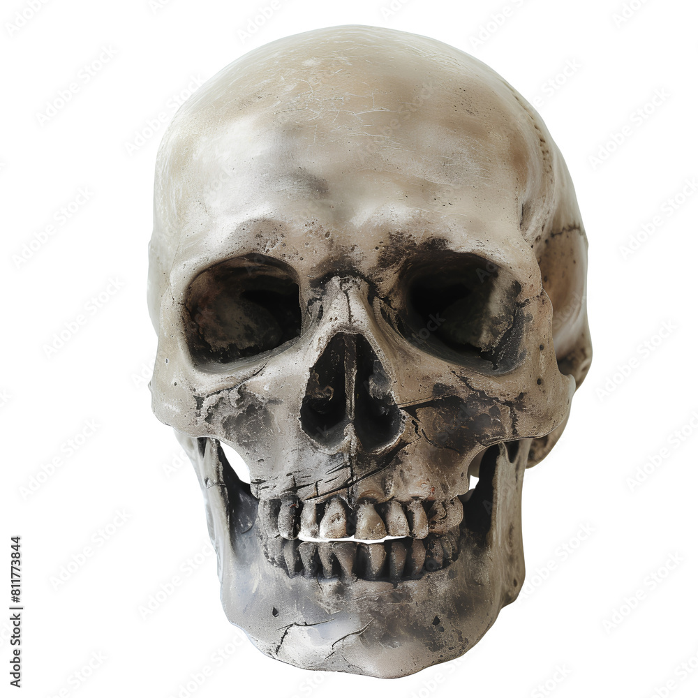 Obraz premium skull isolated, transparent background, white background, no background