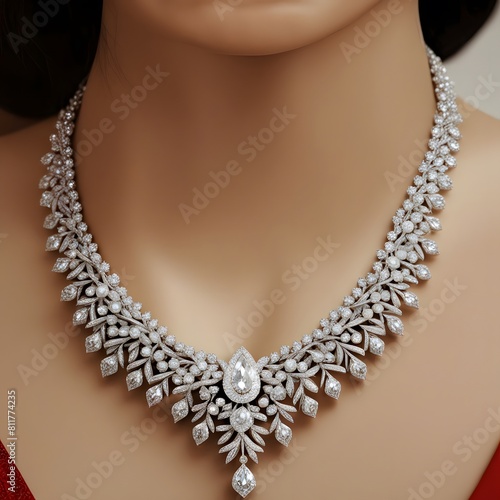 pretty and dashing diamond neckless.