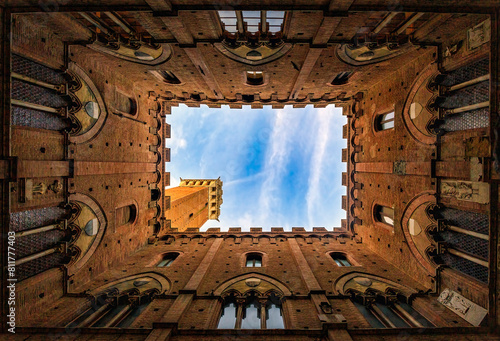 The city of Siena, Italy
