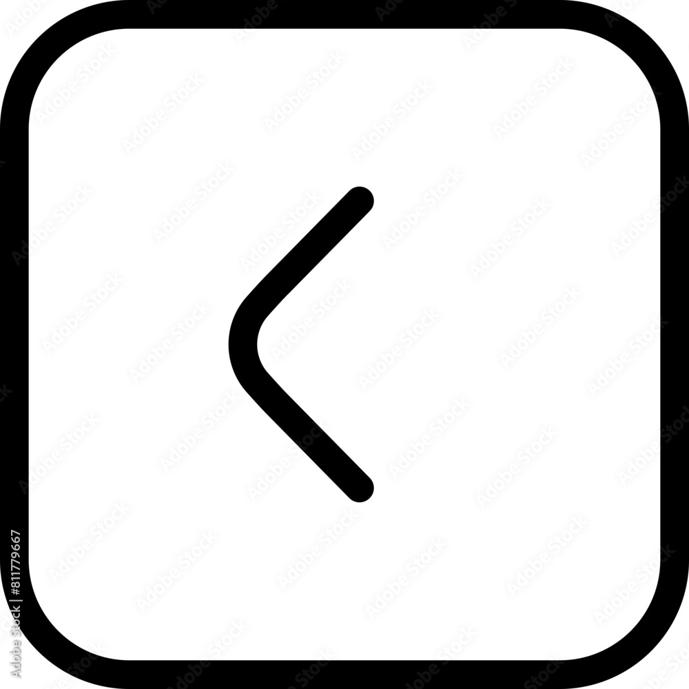 angle square left icon flat vector angle square left icon flat vector