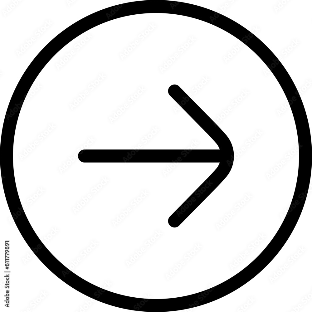 arrow circle right icon flat vector arrow circle right icon flat vector