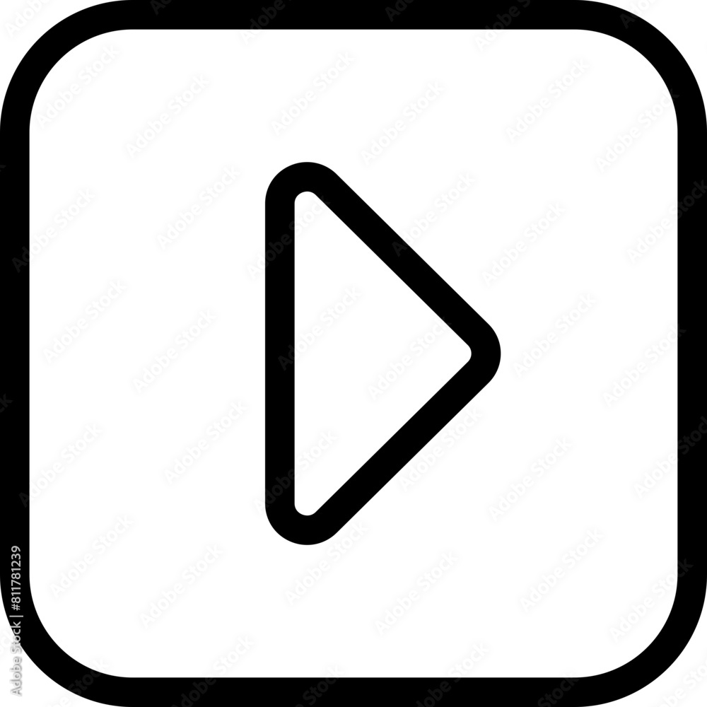 caret square right icon flat vector caret square right icon flat vector