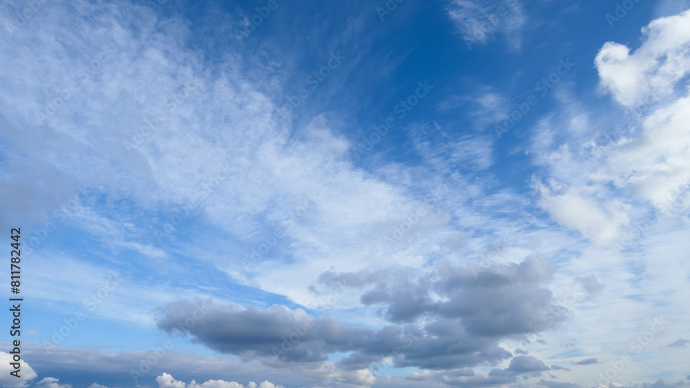 beautiful blue color sky and soft white clouds for abstract background beautiful blue color sky and soft white clouds for abstract background