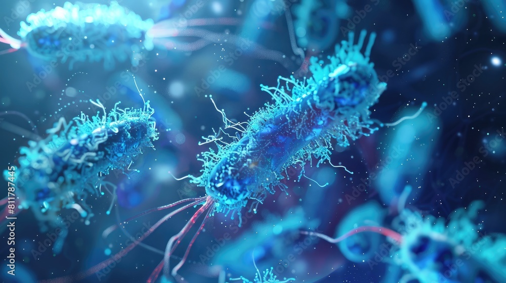 microbiology under microscope Probiotics Bacteria Biology, science Microscopic microbiology under microscope Probiotics Bacteria Biology, science Microscopic