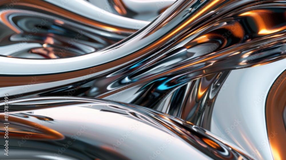 Abstract chrome Y2K fluid background. Grey liquid titanium surface metal futuristic texture.Mental health chromemorphism modern aesthetic. Trendy Brutalism Abstract chrome Y2K fluid background. Grey liquid titanium surface metal futuristic texture.Mental health chromemorphism modern aesthetic. Trendy Brutalism