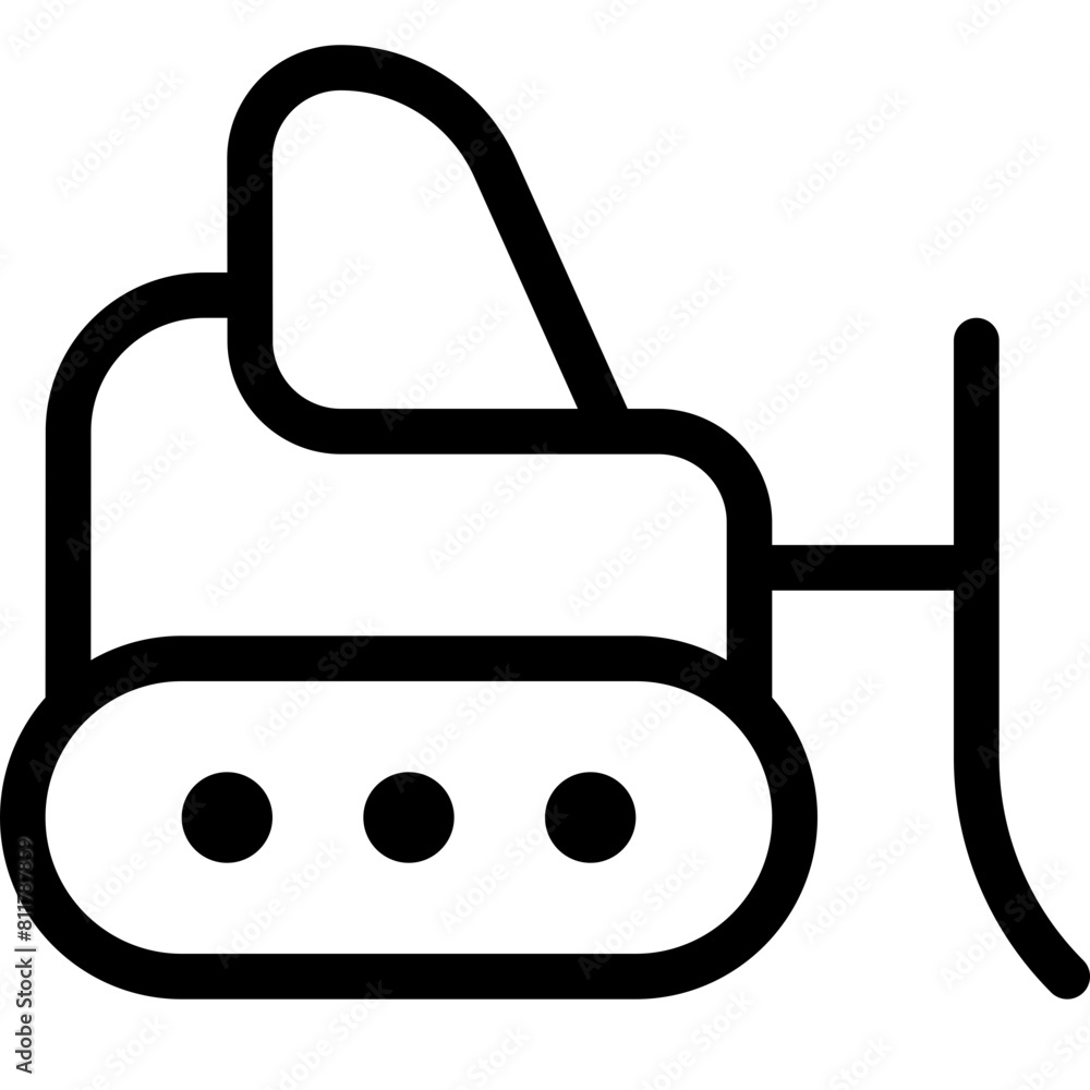 snowplow icon flat vector snowplow icon flat vector