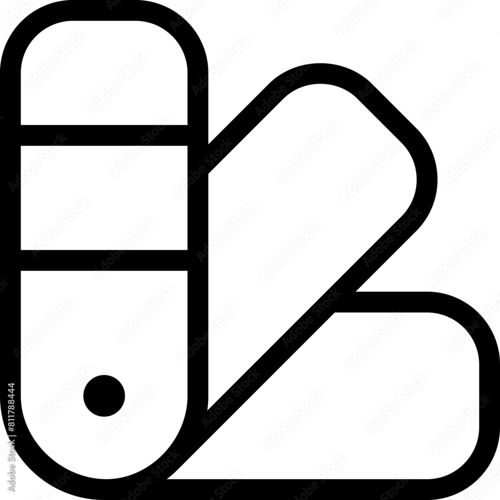 swatchbook icon flat vector swatchbook icon flat vector