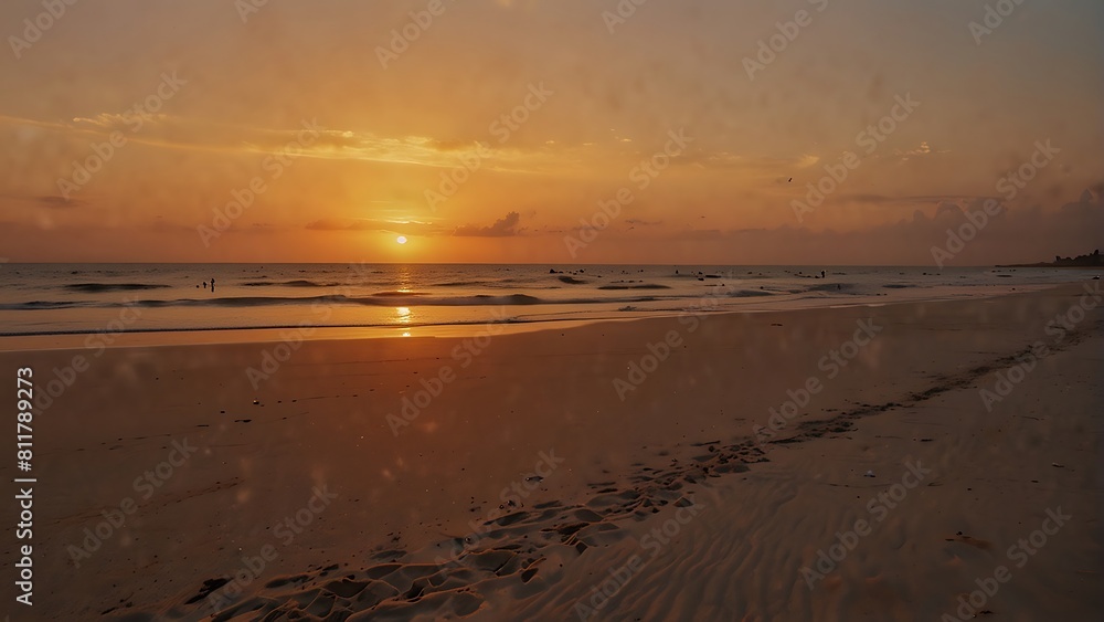 Sunrise at the beach Tranquil Beach Sunset Panorama Sunrise at the beach Tranquil Beach Sunset Panorama