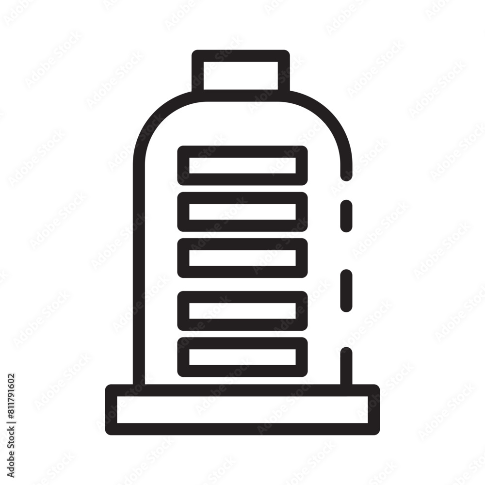 Battery Charger Energy Line Icon Battery Charger Energy Line Icon