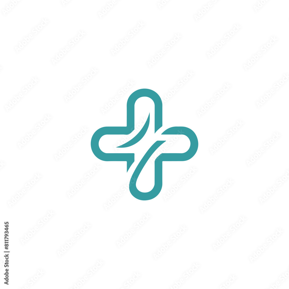 Obraz premium healthcare logo design vector