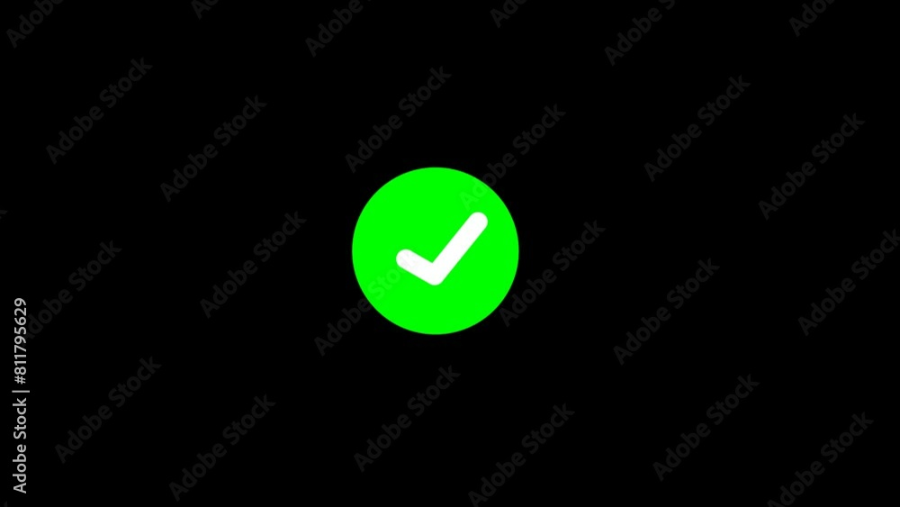 Right and wrong correct, animation of the green circle check mark and red circle wrong cross icons. acceptance modern line design. accept and reject sign and symbol. true and False symbols accept Right and wrong correct, animation of the green circle check mark and red circle wrong cross icons. acceptance modern line design. accept and reject sign and symbol. true and False symbols accept