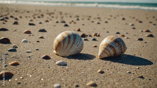 shells on the beach create with ai