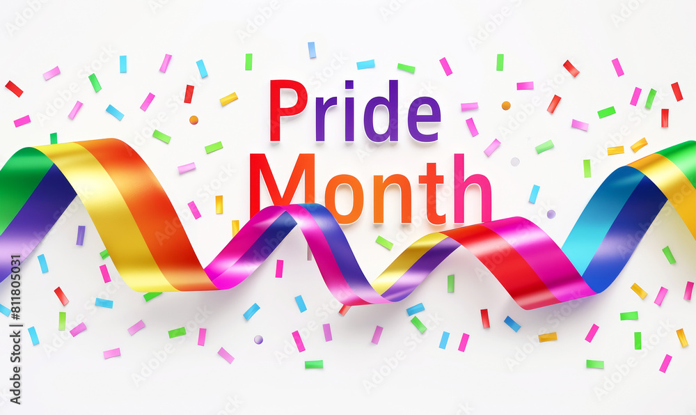 Fototapeta premium Pride Month is a celebration of the LGBTQ+ community