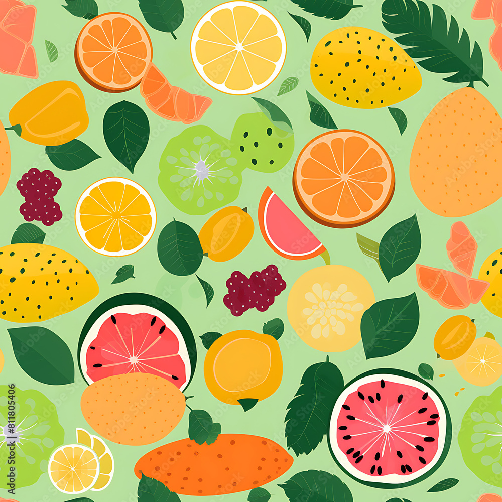 Digital art seamless pattern, the design for apply a variety of graphic works Digital art seamless pattern, the design for apply a variety of graphic works