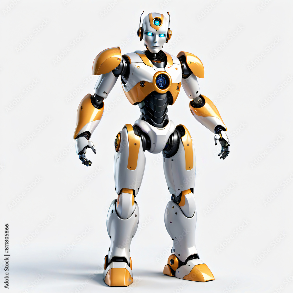 AI powered robot for industries. Fit for lifting heavy weights AI powered robot for industries. Fit for lifting heavy weights