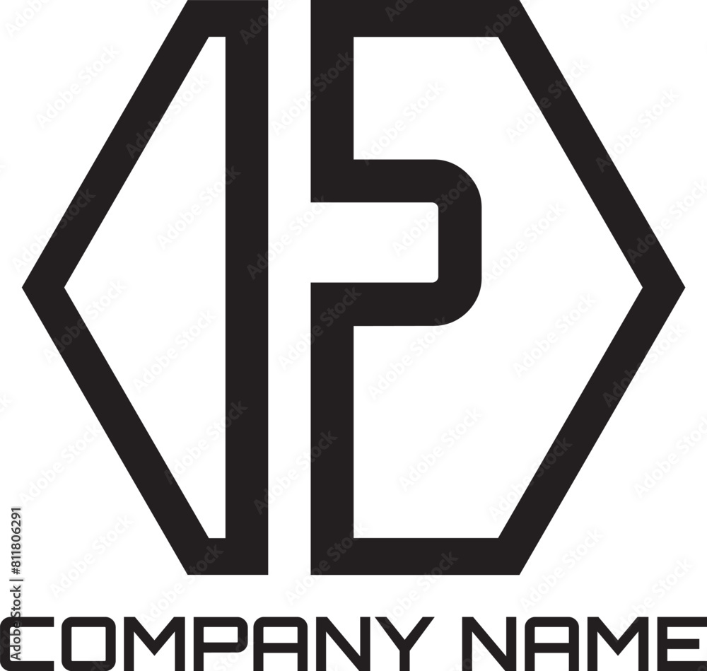 Fototapeta premium diamond font letter P logo design