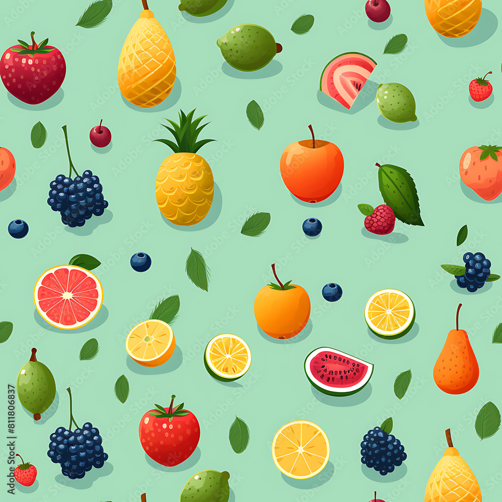 Digital art seamless pattern, the design for apply a variety of graphic works Digital art seamless pattern, the design for apply a variety of graphic works