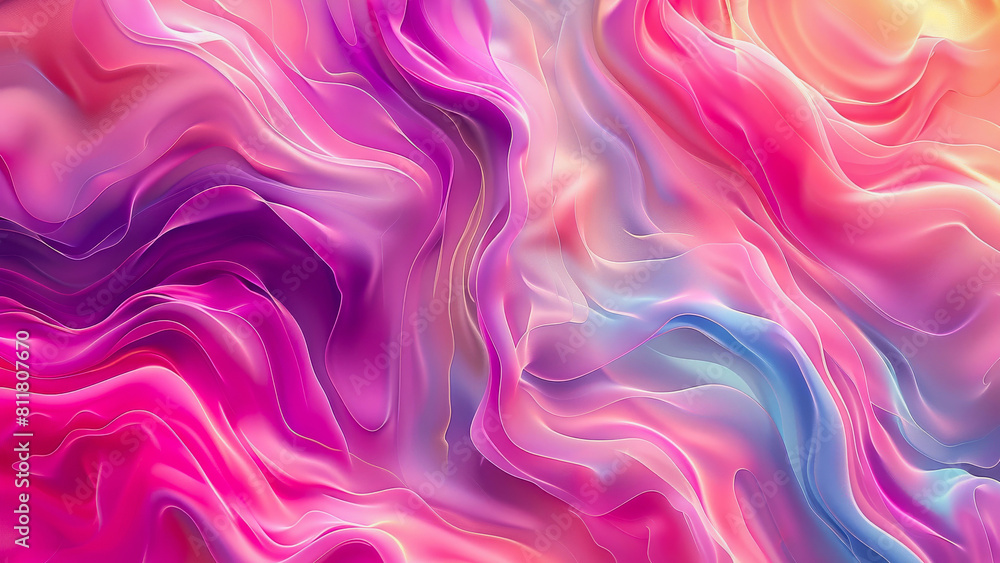 Vibrant abstract background with flowing wavy lines in pink, purple, and blue, perfect for modern and artistic designs. Vibrant abstract background with flowing wavy lines in pink, purple, and blue, perfect for modern and artistic designs.
