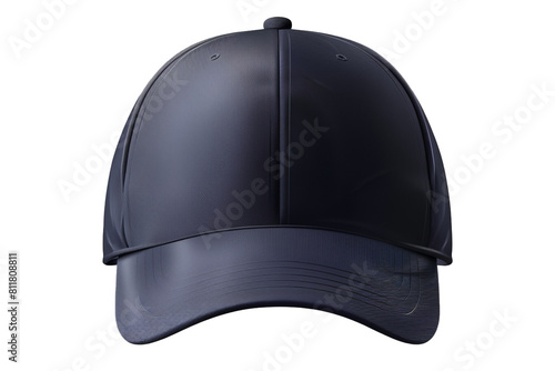 Men's head cap with a sleek and modern silhouette, isolated on transparent background, png file