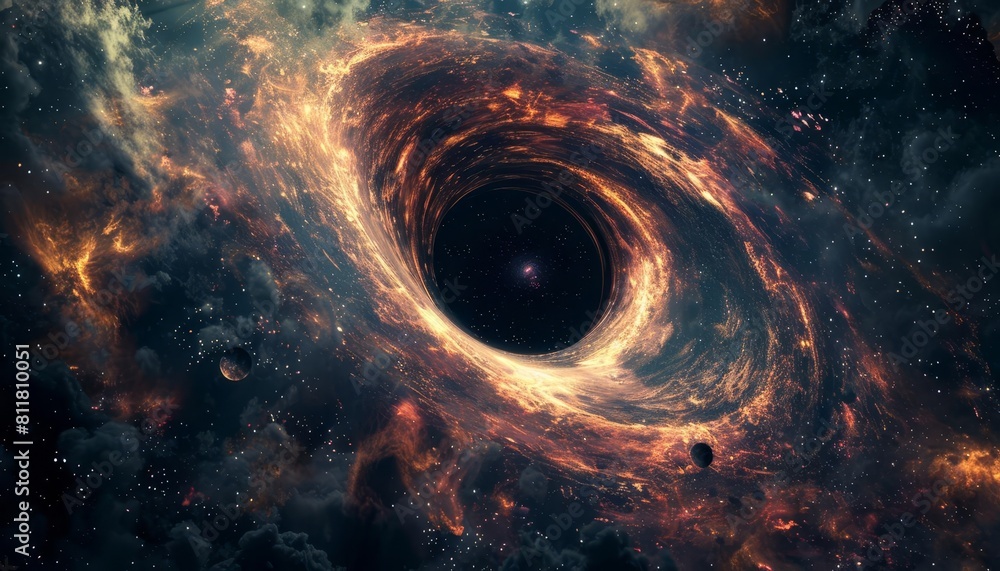 A virtual reality experience allowing users to explore the environment around a supermassive black hole from a safe distance A virtual reality experience allowing users to explore the environment around a supermassive black hole from a safe distance