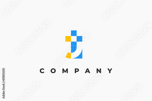 logo letter l t j medical modern business