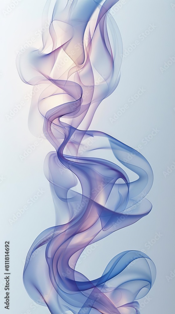 Air flow set of vector elements on a white background Abstract light effect blowing from an air conditioner Air flow set of vector elements on a white background Abstract light effect blowing from an air conditioner