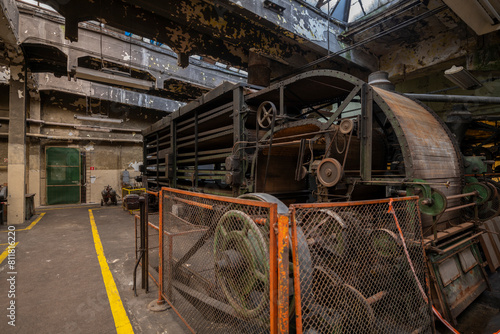 Old historic abandoned industrial matches production  museum in Częstochowa, Poland © Arkadiusz