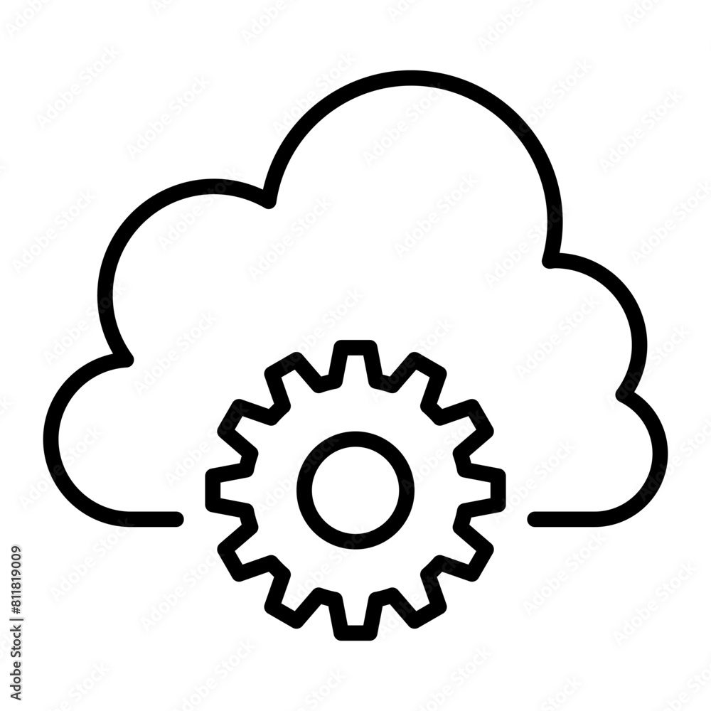 Cloud computing icon Cloud computing icon