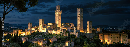 San Gimignano , Tuscany, north-central Italy. photo