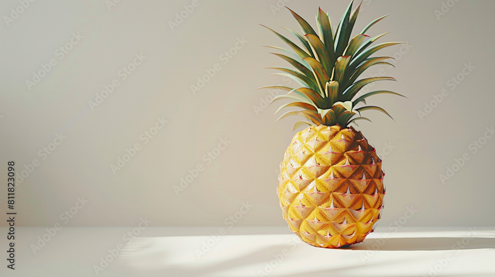 pineapple, White Background, Sharp Detail, Canon 35mm Shot, Realistic, Photo, 4K pineapple, White Background, Sharp Detail, Canon 35mm Shot, Realistic, Photo, 4K