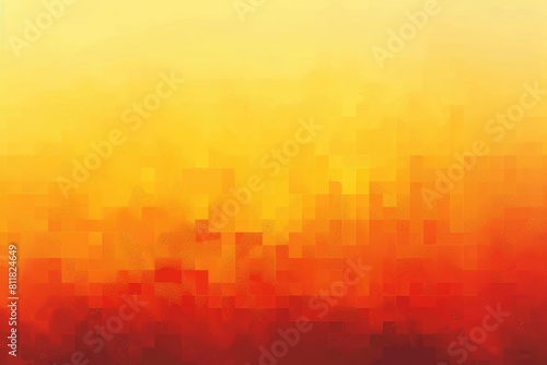 A gradient from yellow to red with a pixelated pattern. AIG51A.