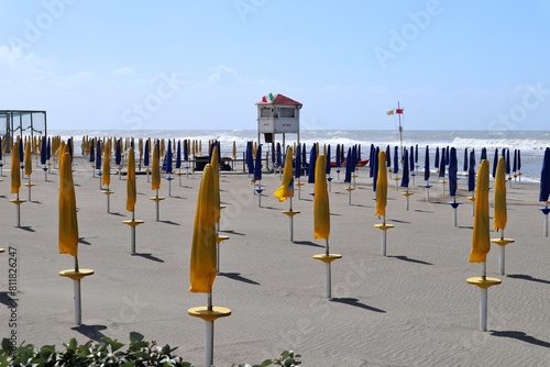 Obraz na płótnie Lido di Ostia - Spiaggia del Lido Battistini w salonie