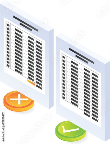 Correct and incorrect accounting bookkeeping